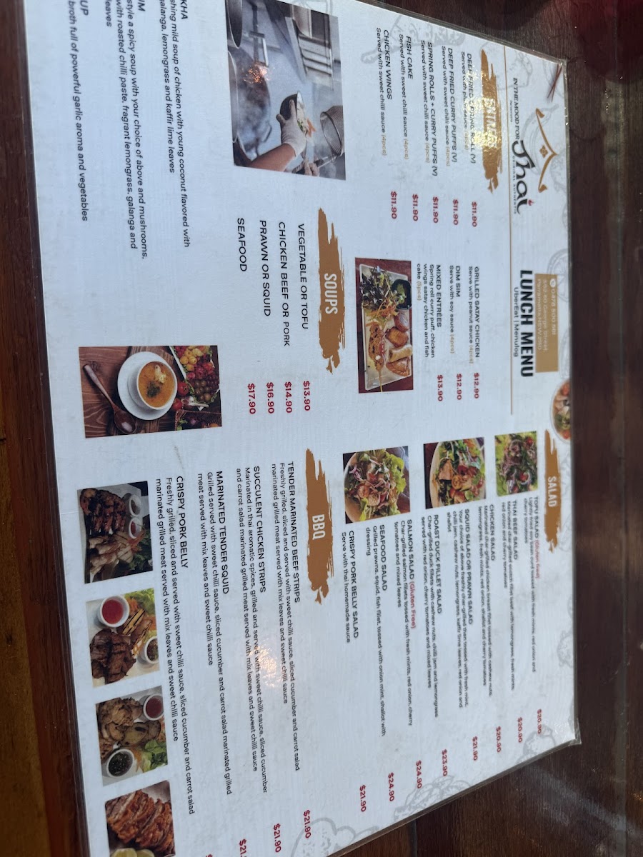 Menu In The Mood For Thai-10