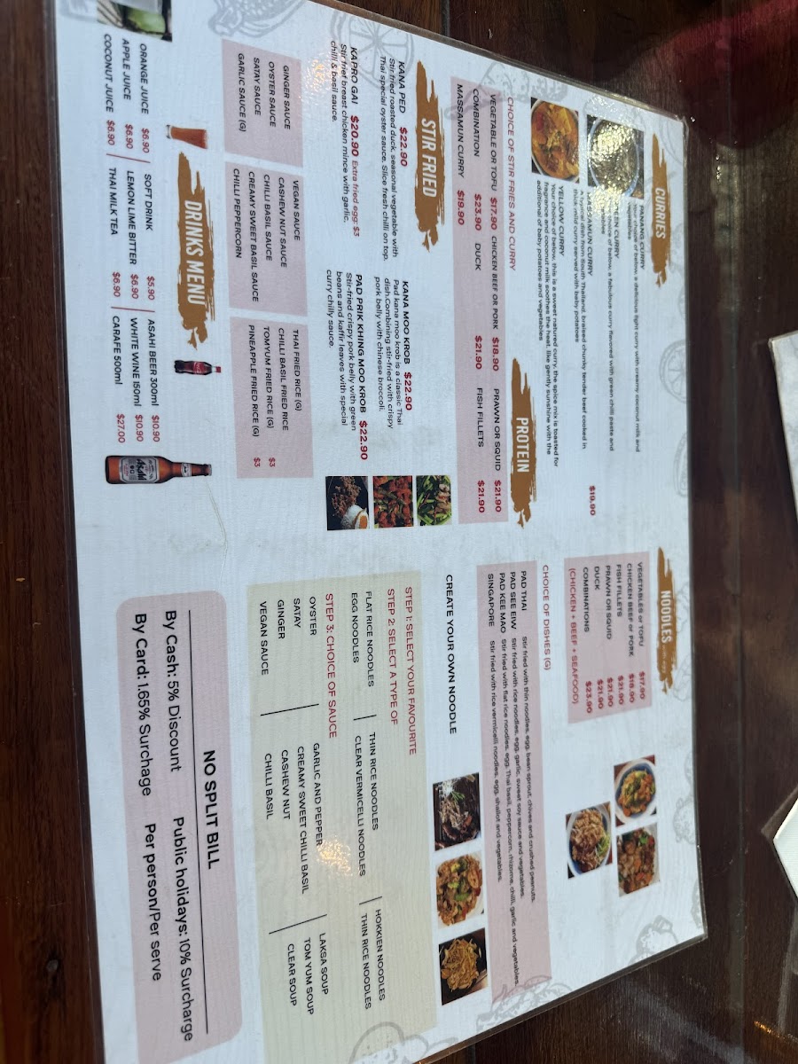 Menu In The Mood For Thai-9